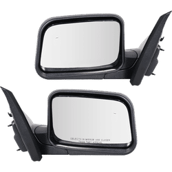JC Whitney Mirror Textured Black, Driver & Passenger Side, 1-year limited warranty SET-JFD155ER
