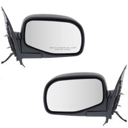 JC Whitney Mirror Textured Black, Driver & Passenger Side, 1-year limited warranty SET-JFD67ER