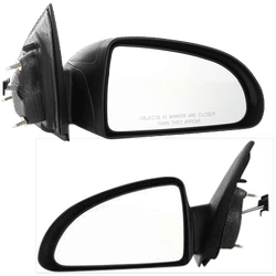 JC Whitney Mirror Textured Black, Driver & Passenger Side, 1-year limited warranty SET-JGM70R