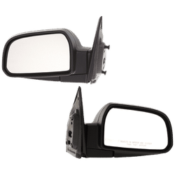 JC Whitney Mirror Textured Black, Driver & Passenger Side, 1-year limited warranty SET-JHY17ER
