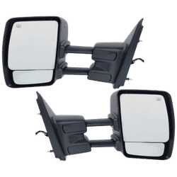 JC Whitney Mirror Chrome, Driver and Passenger Side, 1-year limited warranty SET-JNS120ER