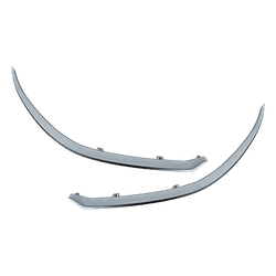 Replacement Bumper Trim, Front, Driver & Passenger Side, 1-year unlimited-mileage warranty SET-RK01590017Q