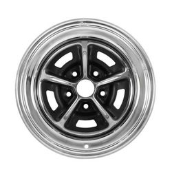 Scott Drake Classic Wheel Steel, 90-day Limited Warranty D1ZZ-1007-CR