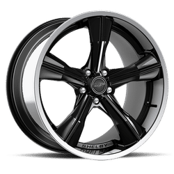 Carroll Shelby Wheels Wheel Aluminum Black, 1 Year Limited Warranty CS11-211555-B