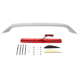 Replacement Spoiler Plastic Primed, Rear, 1-year unlimited-mileage warranty H611131