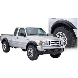 Bushwacker Fender Flares Plastic Black Extend-A-Fender Series, Front & Rear, Driver Passenger Side, Lifetime limited warranty 21910-01