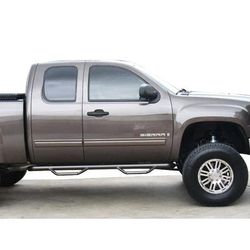 Nfab Nerf Bars Steel Powdercoated Black N-Fab Cab Length, Lifetime limited warranty with 5-year on finish C0773QC