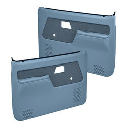 Coverlay Door Trim Panel Blue Replacement Series, Front, Driver & Passenger Side, Lifetime limited warranty 12-55N-LBL