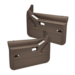Coverlay Door Trim Panel Dark Brown Replacement Series, Front, Driver & Passenger Side, Lifetime limited warranty 12-57F-DBR