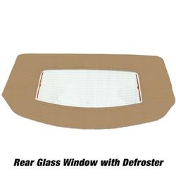 Kee Auto Top Convertible Rear Window Vinyl Buckskin, HG0118DF15SP