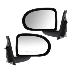 Kool Vue Mirror Textured Black, Driver & Passenger Side, 1-year limited warranty SET-JP32R