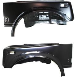Replacement Fender Steel Primed, Front, Driver & Passenger Side, 1-year unlimited-mileage warranty SET-2404-1