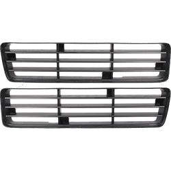 Replacement Grille Assembly Plastic Painted Black Insert, 1-year unlimited-mileage warranty SET-9310
