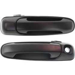 Replacement Exterior Door Handle Smooth Black, Front, Driver & Passenger Side, 1-year unlimited-mileage warranty SET-ARBD462127
