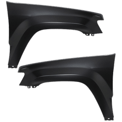 Replacement Fender Steel Primed, Front, Driver & Passenger Side, 1-year unlimited-mileage warranty SET-J220105