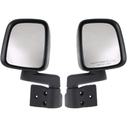 Kool Vue Mirror Textured Black, Driver & Passenger Side, 1-year limited warranty SET-JP28R