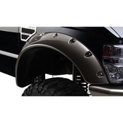 Bushwacker Fender Flares Plastic Black Cut-Out Series, Front, Driver & Passenger Side, Lifetime limited warranty 20047-02