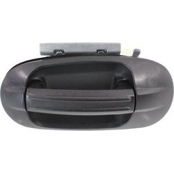 Replacement Exterior Door Handle Textured Black, Rear, Driver Side, 1-year unlimited-mileage warranty REPF491370