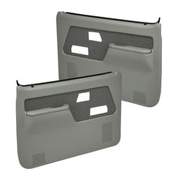 Coverlay Door Trim Panel Medium Gray Replacement Series, Front, Driver & Passenger Side, Lifetime limited warranty 12-55F-MGR