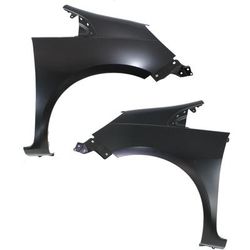 Replacement Fender Steel Primed, Front, Driver & Passenger Side, 1-year unlimited-mileage warranty SET-REPH220103Q