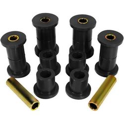 Prothane Leaf Spring & Shackle Bushings Polyurethane Black, Front, Lifetime limited warranty 1-1005-BL