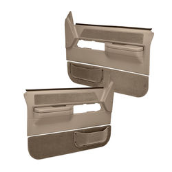 Coverlay Door Trim Panel Medium Brown Replacement Series, Front, Driver & Passenger Side, Lifetime limited warranty 18-36F-MBR