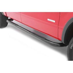 Lund Nerf Bars Steel Powdercoated Black 3 in. Round Bent Series, Lifetime limited warranty with 3-year on finish 23069401