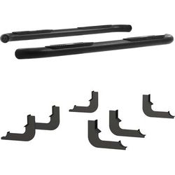 Aries Nerf Bars Aluminum Powdercoated Textured Black Big Step Series, Lifetime limited warranty with 5-year on finish AL231008