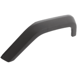 Replacement Fender Flares Plastic Textured Black, Rear, Driver Side, 1-year unlimited-mileage warranty REPJ553908