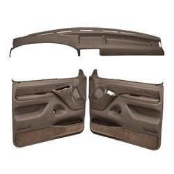 Coverlay Interior Restoration Kit ABS Plastic Dark Brown Dash Cap, Door Panel, Lifetime limited warranty 12-115C94F-DBR