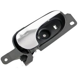 Dorman Interior Door Handle Plastic Chrome Lever with Black Bezel Help Series, Front or Rear, Passenger Side, Lifetime limited warranty 82556