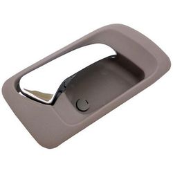 Dorman Interior Door Handle Plastic Gray bezel with chrome lever Help Series, Front, Passenger Side, Lifetime limited warranty 82209