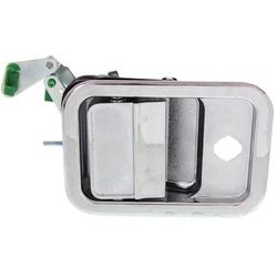 Replacement Exterior Door Handle Chrome, Front, Driver Side, 1-year unlimited-mileage warranty REPFL462114