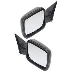 Kool Vue Mirror Textured Black, Driver & Passenger Side, 1-year limited warranty SET-DG84ER