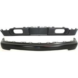 Replacement Bumper Steel Painted Black, Front, 1-year unlimited-mileage warranty KIT-30215-12