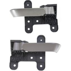 Replacement Interior Door Handle Gray, Front or Rear, Driver & Passenger Side, 1-year unlimited-mileage warranty SET-REPI462181