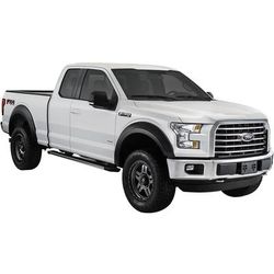 Bushwacker Fender Flares Plastic Black Extend-A-Fender Series, Front & Rear, Driver Passenger Side, Lifetime limited warranty 20936-02