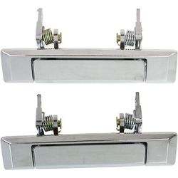 Replacement Exterior Door Handle Chrome, Front, Driver & Passenger Side, 1-year unlimited-mileage warranty SET-REPTYA462163