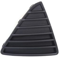 Replacement Bumper Grille Textured Black, Front, Passenger Side, Outer, 1-year unlimited-mileage warranty REPF015503