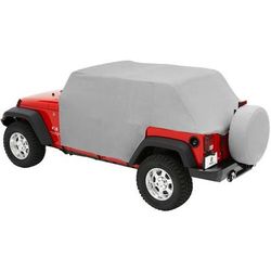 Bestop Truck Cab Top Cover Haartz fabric Charcoal All Weather Trail Series, 1-year limited warranty 81035-09