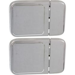 Replacement Exterior Door Handle Chrome, Front, Driver & Passenger Side, 1-year unlimited-mileage warranty SET-REPI462502-2