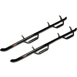 Nfab Nerf Bars Steel Powdercoated Black N-Fab Cab Length, Lifetime limited warranty with 5-year on finish D1573QC