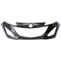 Replacement Bumper Cover Primed, Front, 1-year unlimited-mileage warranty REPMZ010314PQ