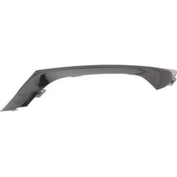 Replacement Bumper Trim Black, Front, Passenger Side, Outer, 1-year unlimited-mileage warranty REPC016125