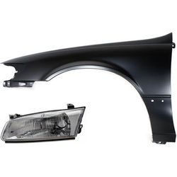 Replacement Fender Steel Primed, Front, Driver Side, 1-year unlimited-mileage warranty KIT-111416-09