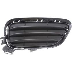 Replacement Bumper Grille Plastic Black, Front, Passenger Side, Outer, 1-year unlimited-mileage warranty REPB015567