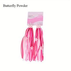 TEMU 2pcs Colorful Star-shaped Bicycle Handlebar Streamers - Resin Tassel Decorations, Flowing Ribbons For Balance Bikes And Handlebars, Bike Accessories