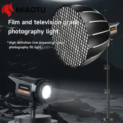 MIAOTU 200w Photography Light LED COB live Video Light fill light High Brightness 2700-6500K lighting photographic lights