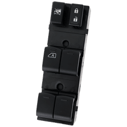 JC Whitney Window Switch Black, Front, Driver Side, 1-year unlimited-mileage warranty JRN50520024