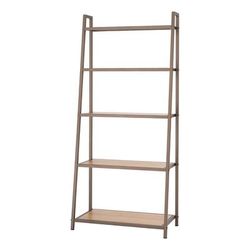 Trinity 27"W x 14"D x 60"H 5-Tier Leaning Bamboo Rack (Bronze)
